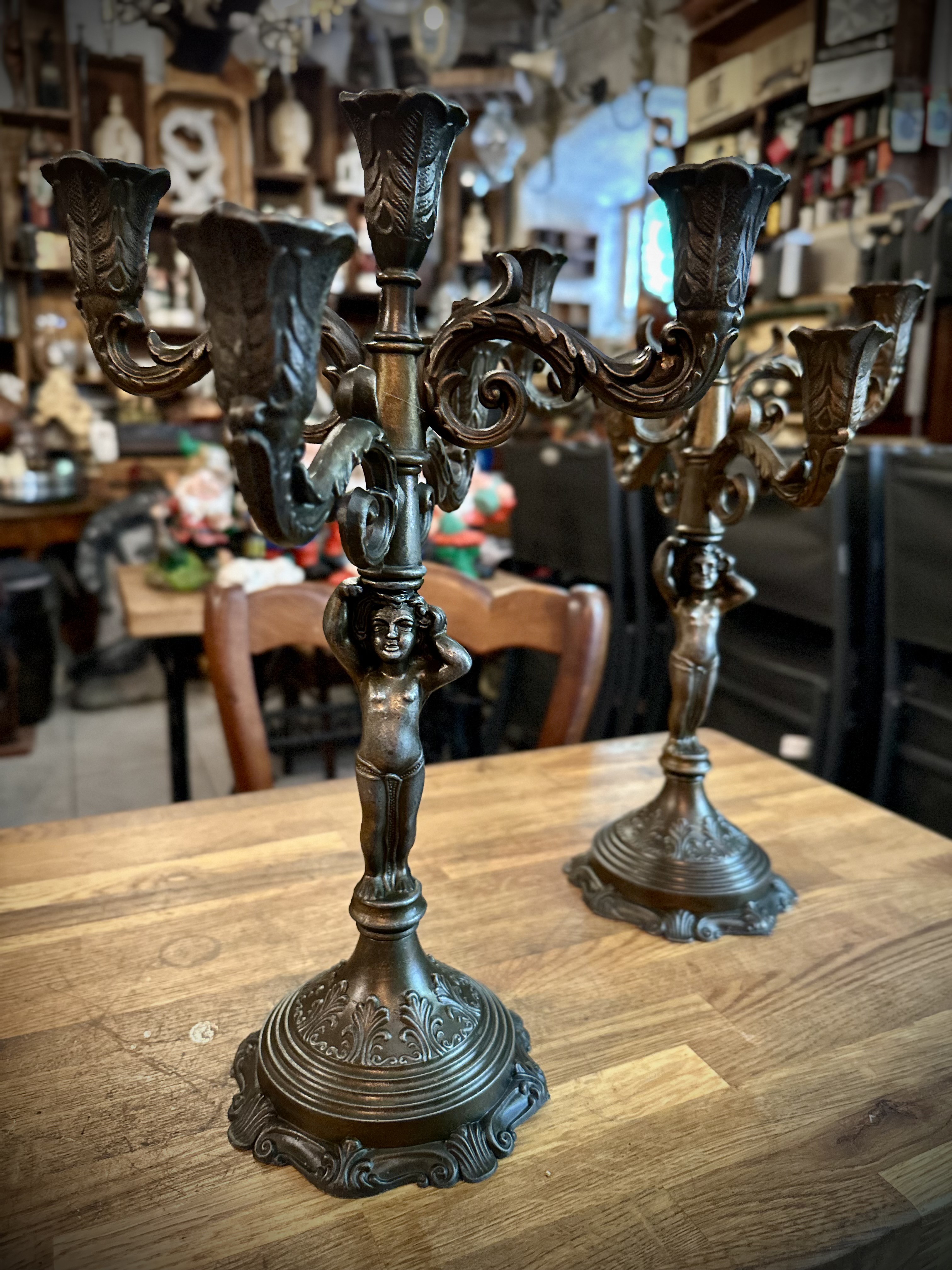 2 Chandelier ancien